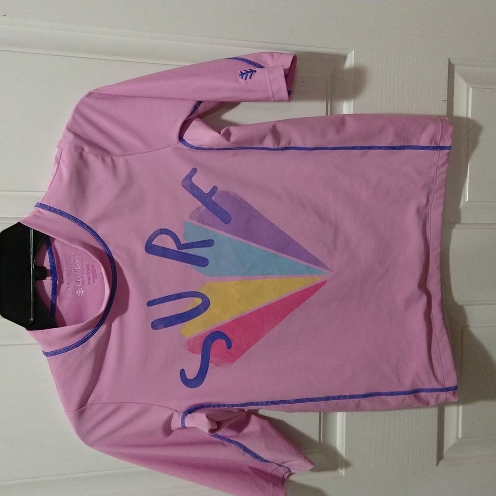 Coolibar Kid's Sandshark Short Sleeve Surf Shirt UPF 50+